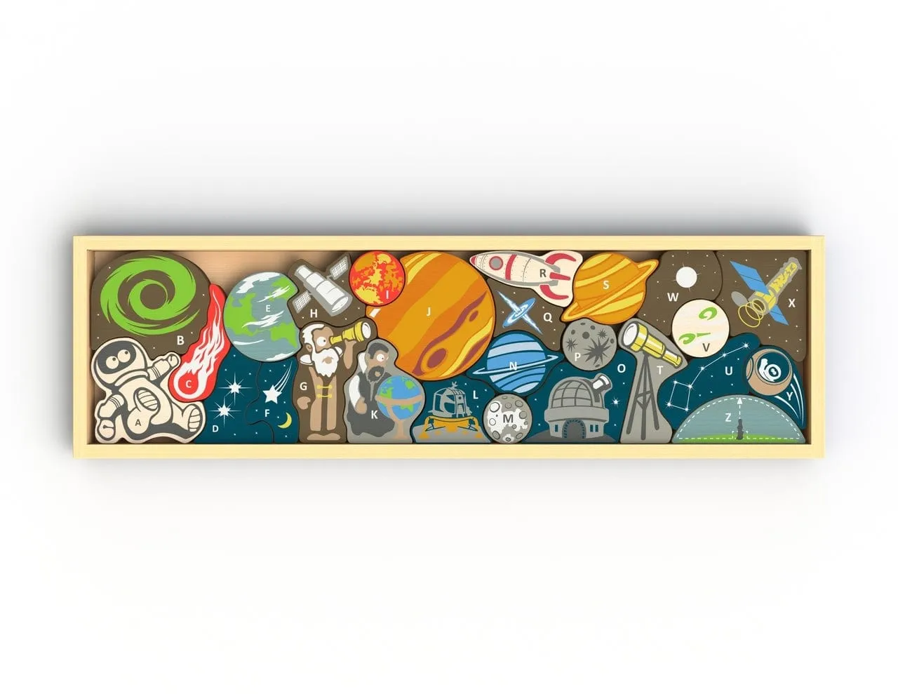 Space A-Z Puzzle and Playset
