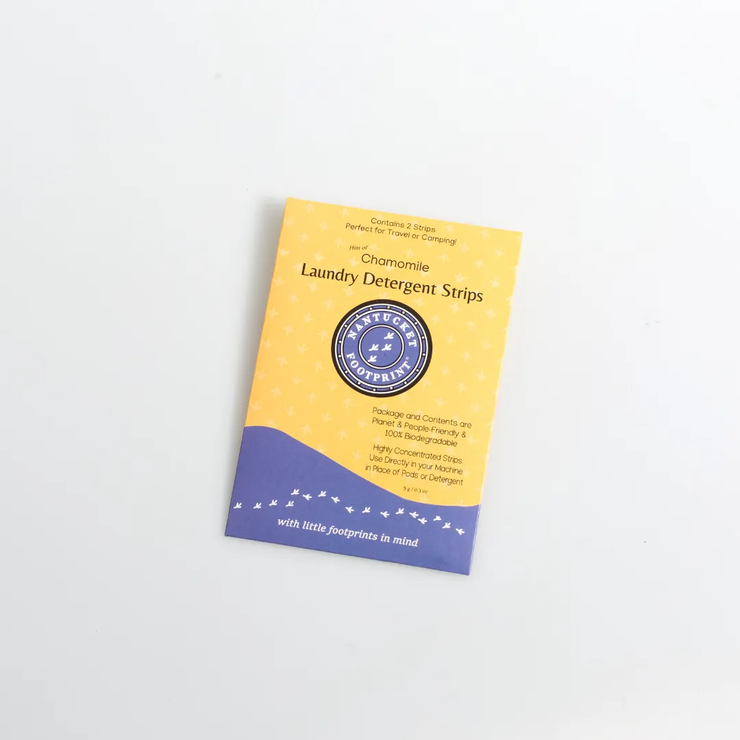 Travel Laundry Detergent Strips - 2 Strip Packs - Set of 6 - (12 Total Strips)