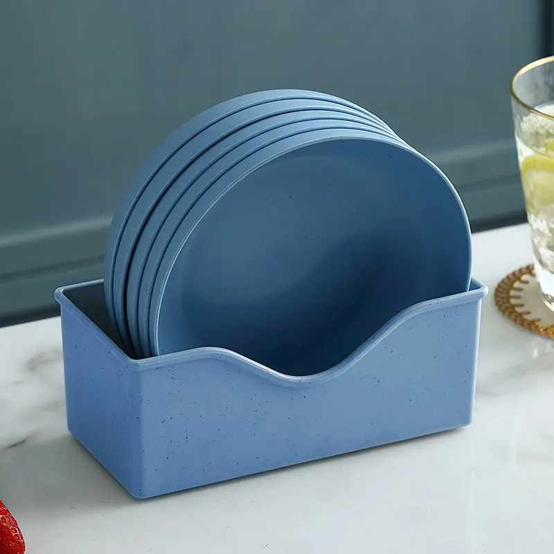 Wheat and Straw Eco-Friendly Plate Sets (5pc)