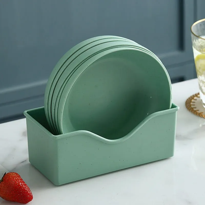 Wheat and Straw Eco-Friendly Plate Sets (5pc)