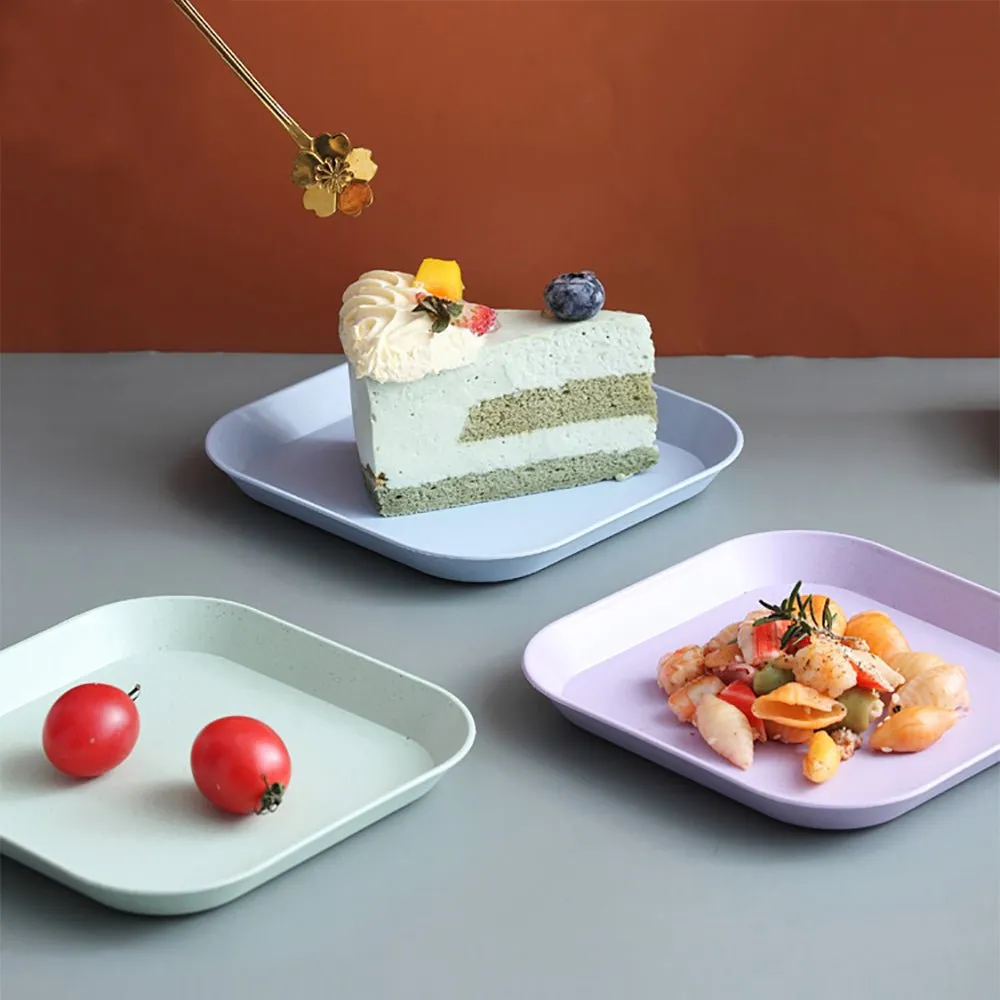 Wheat and Straw Eco-Friendly Plate Sets (5pc)