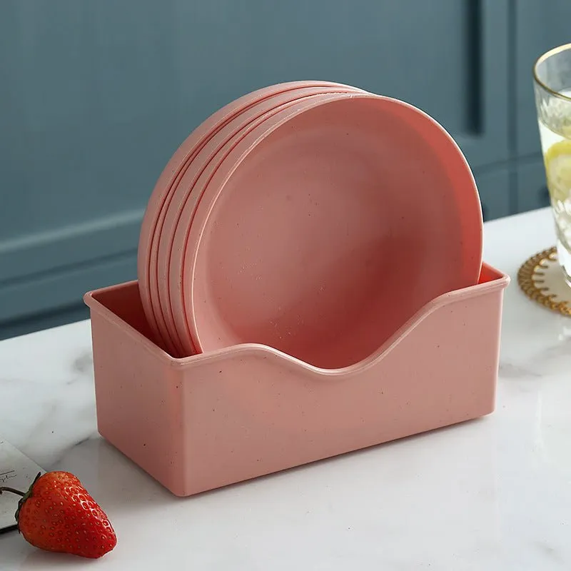 Wheat and Straw Eco-Friendly Plate Sets (5pc)