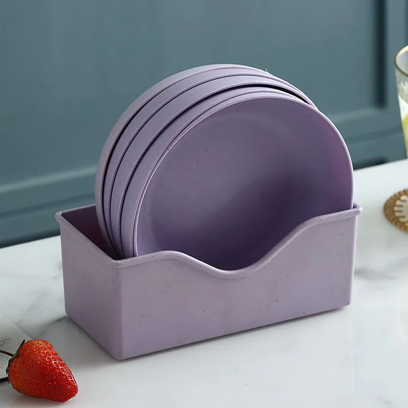 Wheat and Straw Eco-Friendly Plate Sets (5pc)