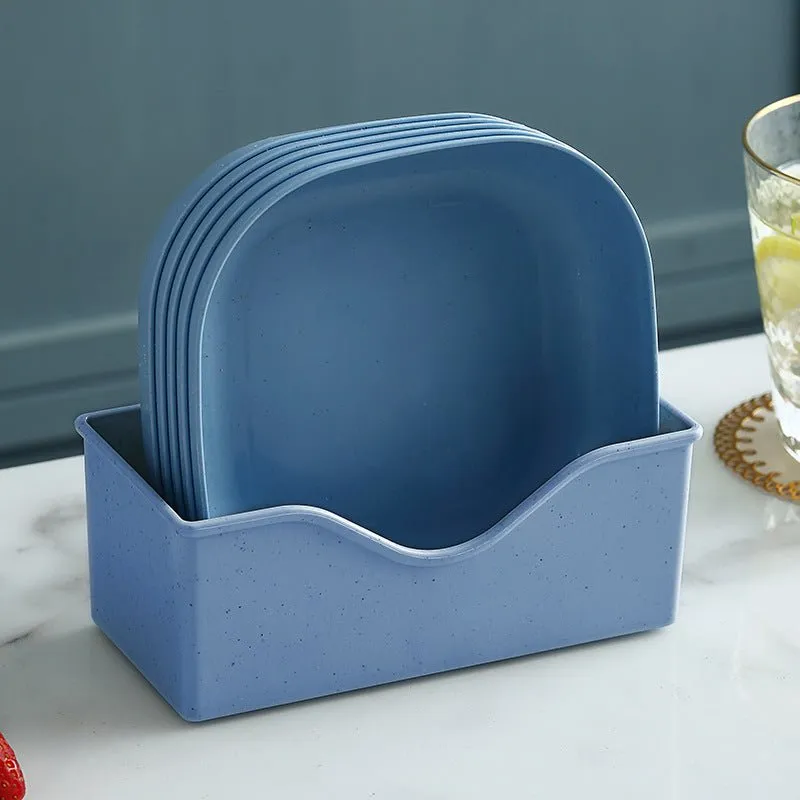 Wheat and Straw Eco-Friendly Plate Sets (5pc)