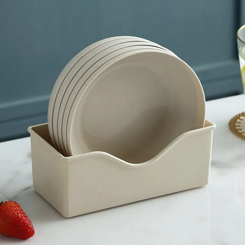 Wheat and Straw Eco-Friendly Plate Sets (5pc)