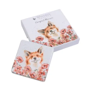 Wrendale Poppy Fields Fox Compact Mirror